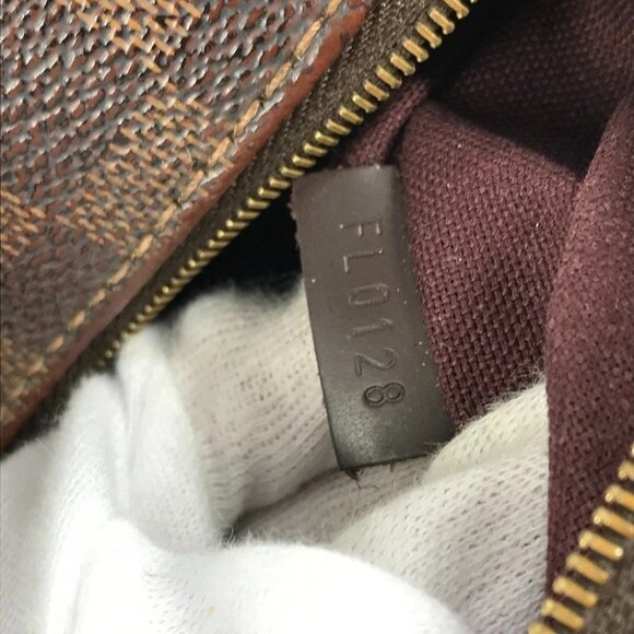 LOUIS VUITTON N41012 Damier Jena PM Tote Bag Shoulder Bag Canvas Ebene Brown - Picture 14 of 16